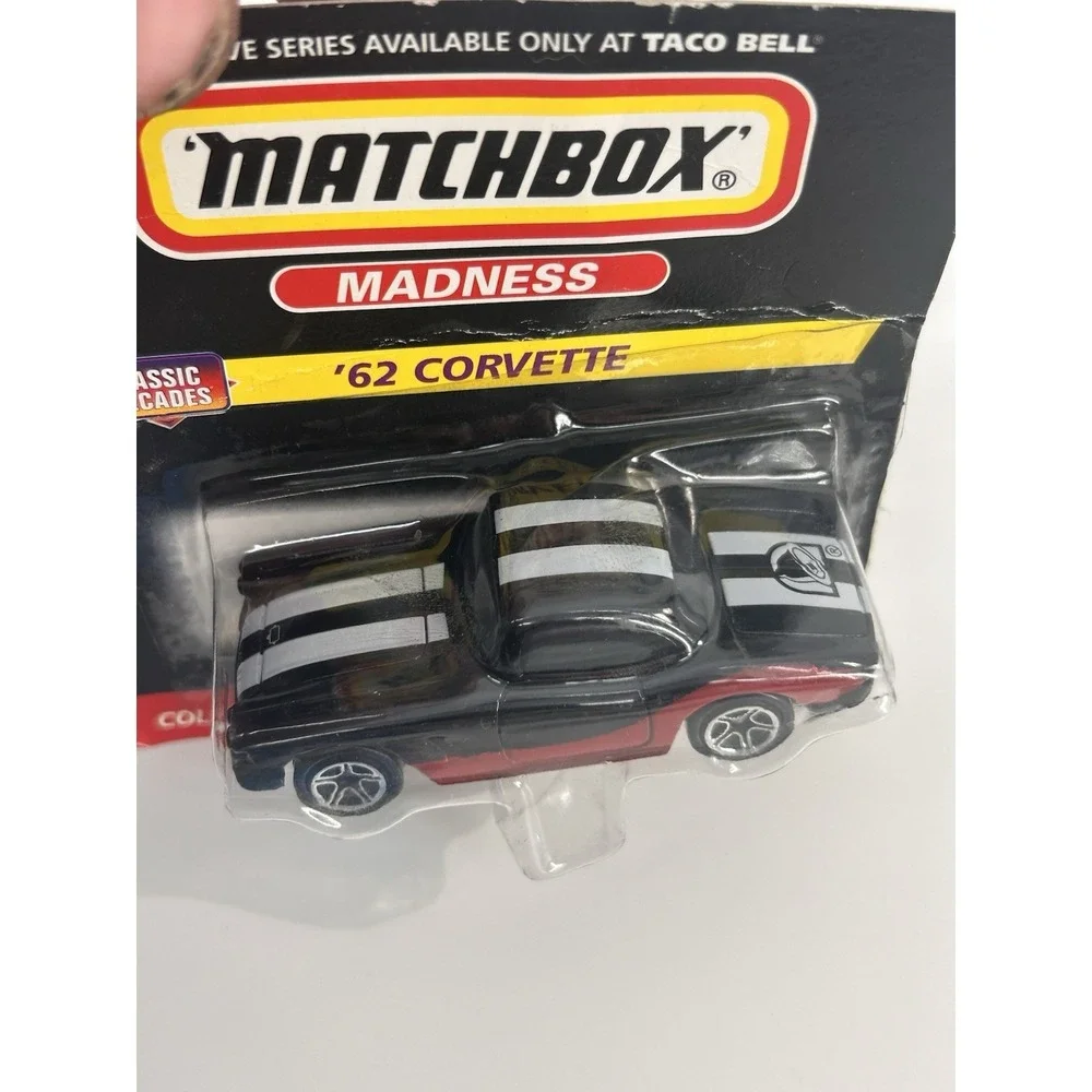Vintage Matchbox Madness Classic Decades '62 Corvette Exclusive‎ Only Taco Bell